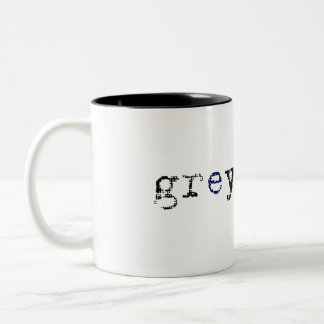 Greysacle kaffemugg - vit