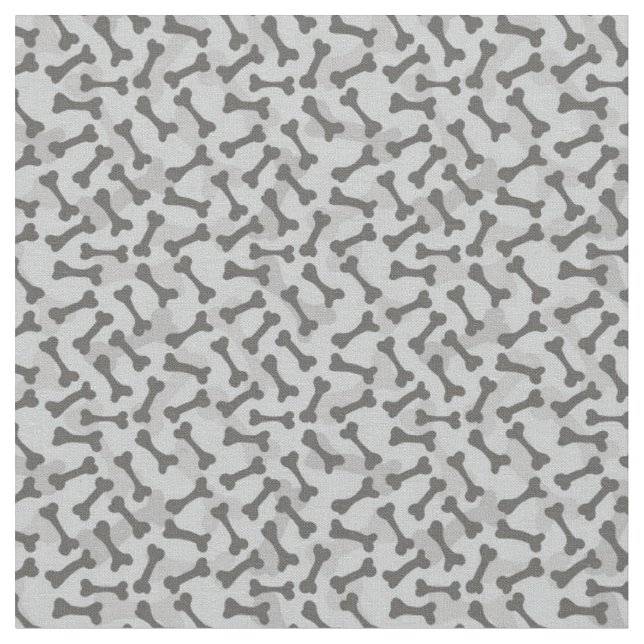 Greyscale Bone Struktur Mönster Tyg (Närbild)