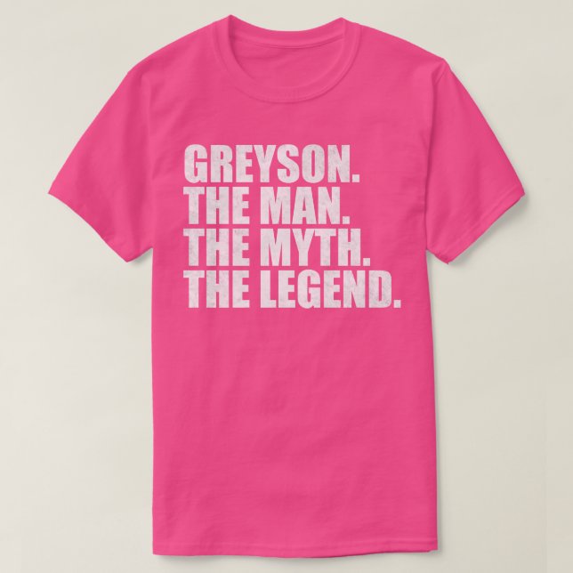 Greyson Greyson Namn Greyson given namn T Shirt (Design framsida)
