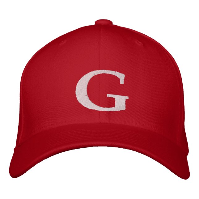 Greyson's Red Hat ___________ Broderad Keps (Framsida)