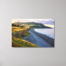 Greystones Beach Canvas Väggkonst | Irland Kust
