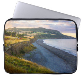 Greystones South Beach Coastal View Laptop Fodral