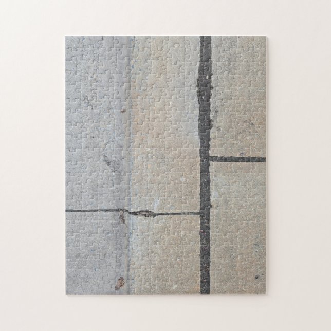 Grid Beneath Our Feet Urban Geometry Puzzle Pussel (Vertikal)