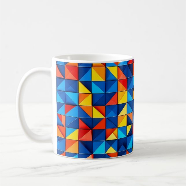 Grid Fragments Kaffemugg (Vänster)
