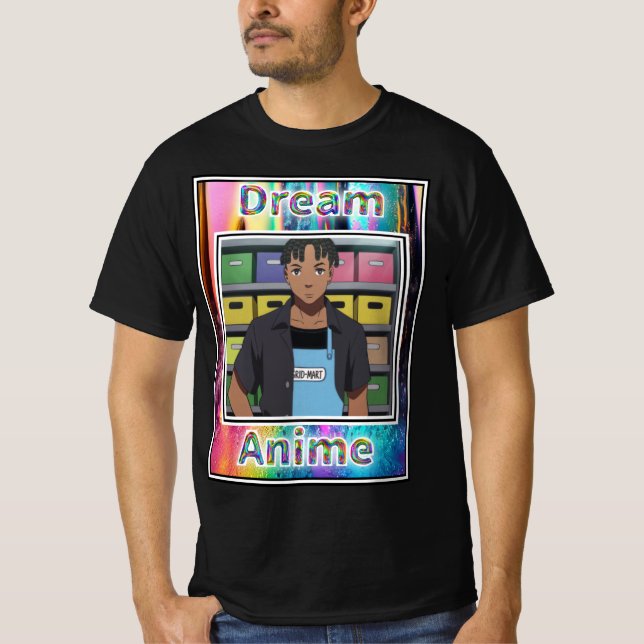 Grid Marty Dream Anime T Shirt (Framsida)