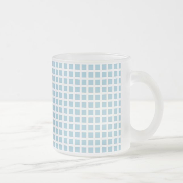 GRID : pastel blue Frostad Glasmugg (Höger)