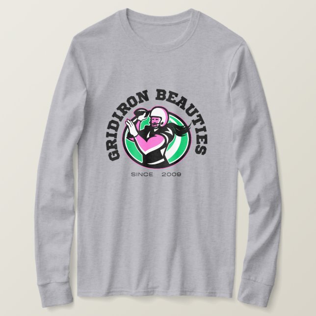 Gridiron Beauties "24 Logotyp Promo T Shirt (Design framsida)
