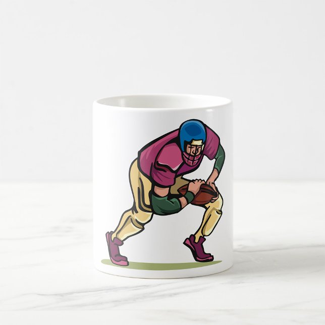 Gridiron Football Player Kaffemugg (Skapare uppladdad)