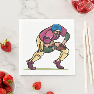 Gridiron Football Player Pappersservett