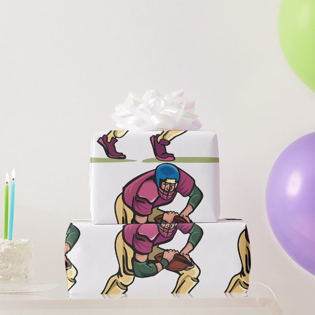 Gridiron Football Player Presentpapper (Skapare uppladdad)