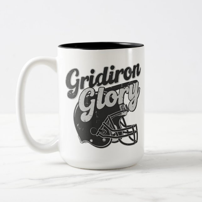 Gridiron Glory Football Två-Tonad Mugg (Vänster)