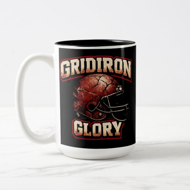 Gridiron Glory Football Två-Tonad Mugg (Vänster)