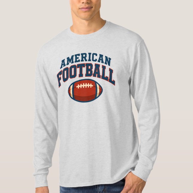 Gridiron Glory - Klassiskt amerikanskt fotbollslag T Shirt (Framsida)