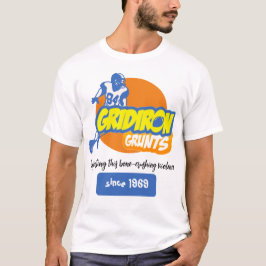 Gridiron Grunts! Anpassadets rubrik T Shirt