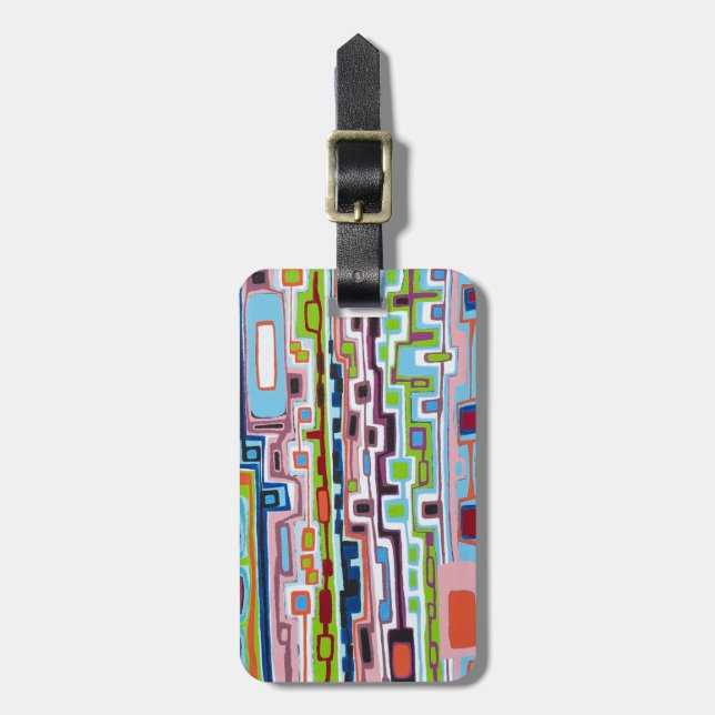 Gridlock Luggage Tag Bagagebricka (Vertikal Framsida)