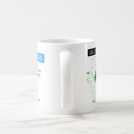 GRIDSKIPPERS-mugg med kartan och sponsorer Kaffemugg