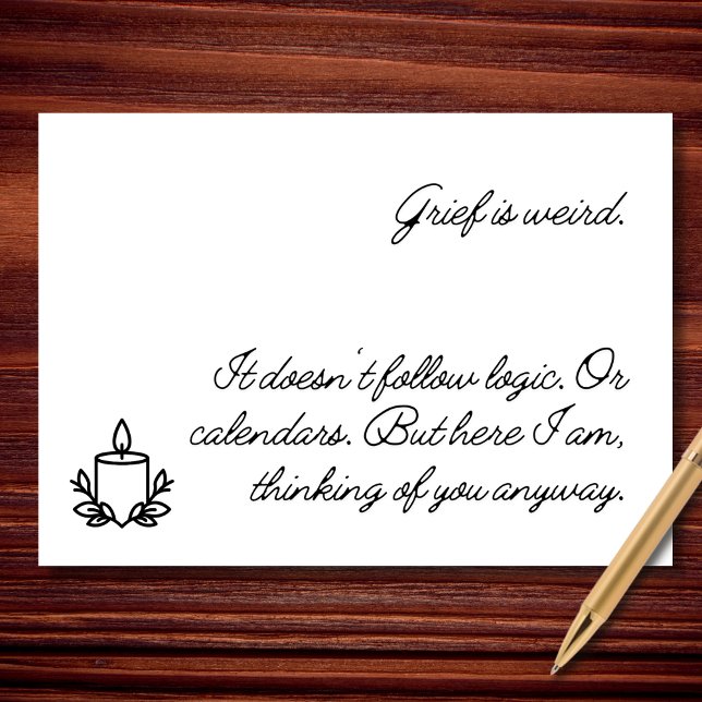 Grief är Konstigens supportsympati Kort (Skapare uppladdad)