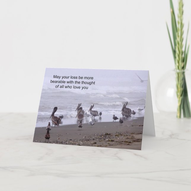 Grief Card - Kan din förlust vara mer uthärdlig Kort (Framsida)