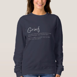Grief Definition - enkel påminnelse citat White T Shirt