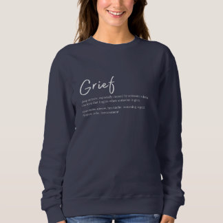 Grief Definition - enkel påminnelse citat White T Shirt