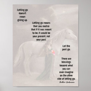 Grief Loss Widow Inspirational Poster Letgo Go