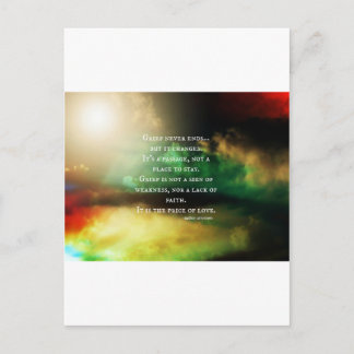 GRIEF slutar aldrig Vykort