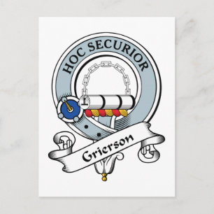 Grierson Klan Badge Vykort