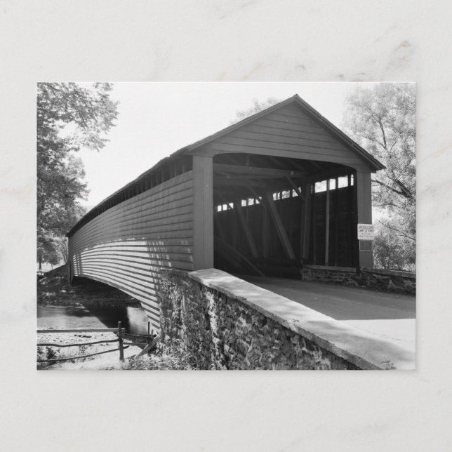 Griesemer Mill Covered Bridge Vykort (Framsida)