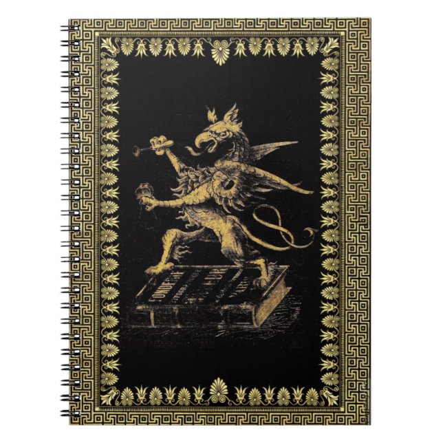 Griffin-anteckningsbok Anteckningsbok Med Spiral (Framsidan)