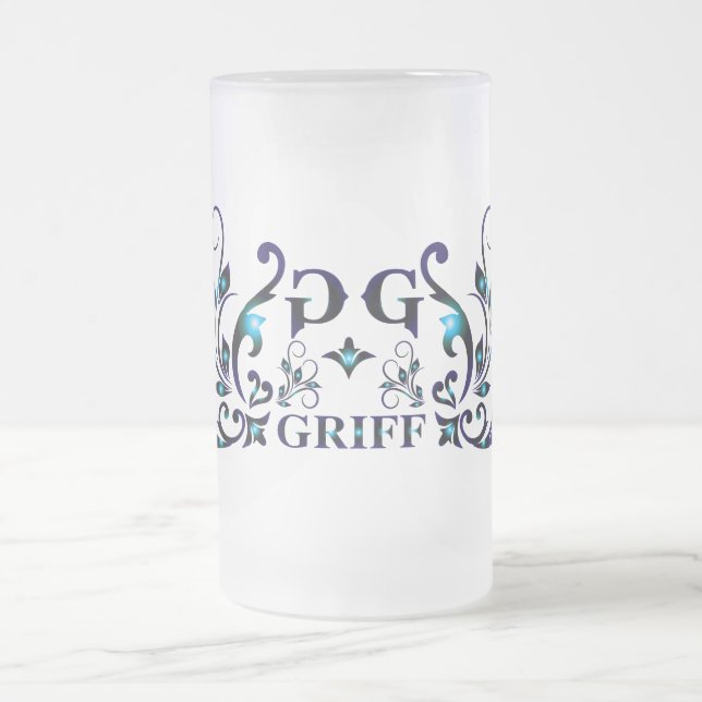GRIFFIN Beer Glass Frostat Ölglas (Center)