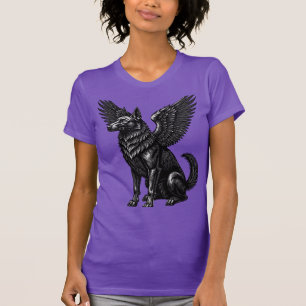 Griffin-bevingade väktaren Glasya Rising T Shirt