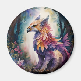 Griffin Fantasy CreatWatercolor Magnet