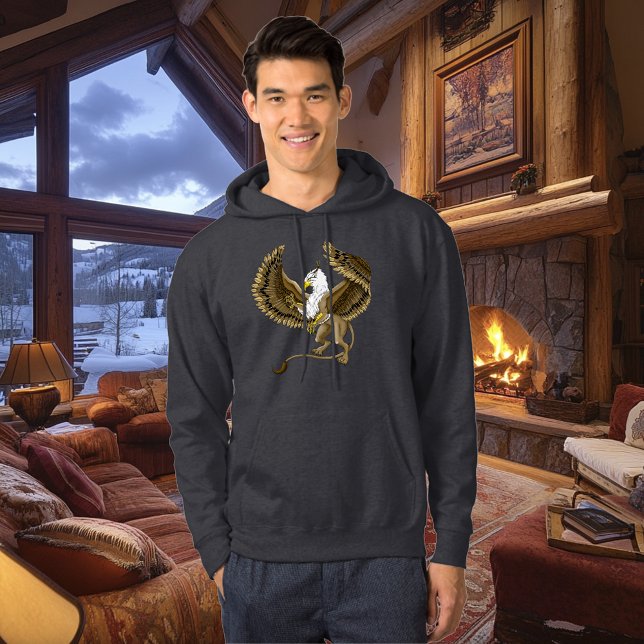 Griffin Fantasy Griffin Mythology Hoodie (Skapare uppladdad)