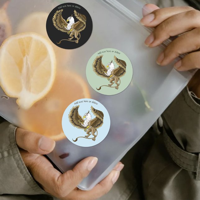 Griffin Fantasy Griffin Mythology Klistermärke (Skapare uppladdad)