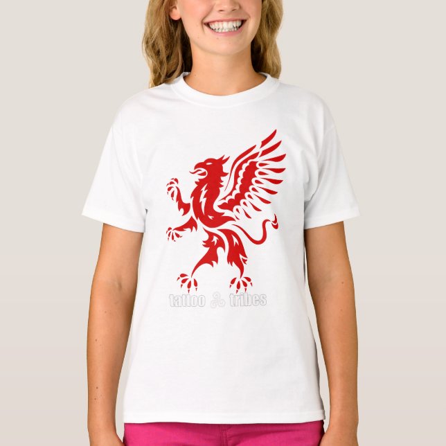 Griffin för barn t-shirt (Framsida)
