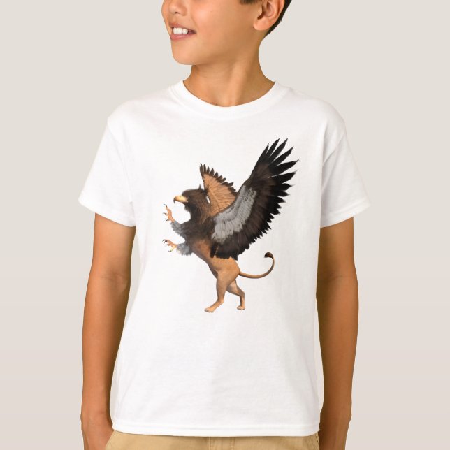 Griffin Griphon Mytiskt väsen T Shirt (Framsida)