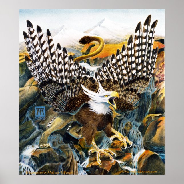 Griffin i Waterall Poster (Framsidan)