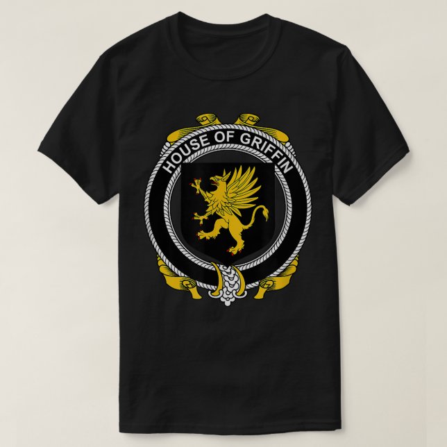 Griffin Jackar om Arm Family Crest T Shirt (Design framsida)
