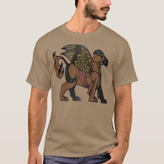 Griffin New Age Mythology Tee Shirt (Framsida)