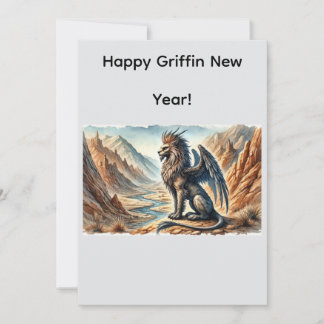 Griffin Nyår! Julkort