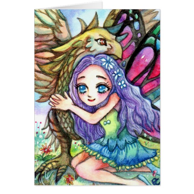 Griffin och Fairy OBS Kort (Framsidan)