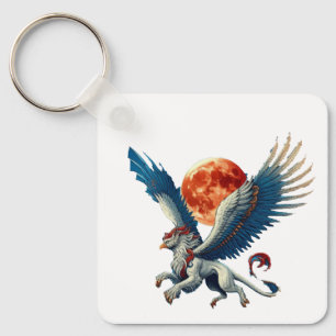 Griffin och Måne Nyckelring