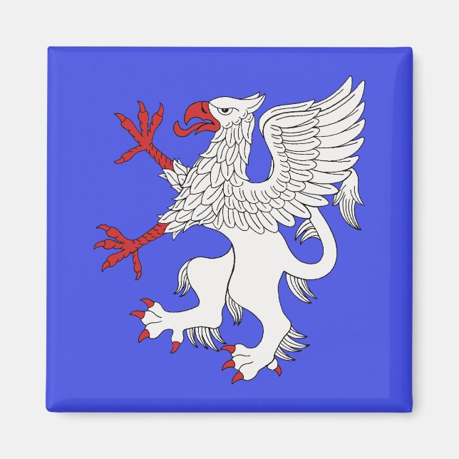 Griffin Rampant Argent Magnet (Framsidan)