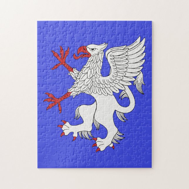 Griffin Rampant Argent Pussel (Vertikal)