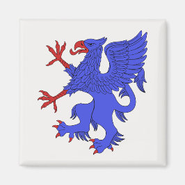 Griffin Rampant Azure Magnet