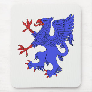 Griffin Rampant Azure Musmatta