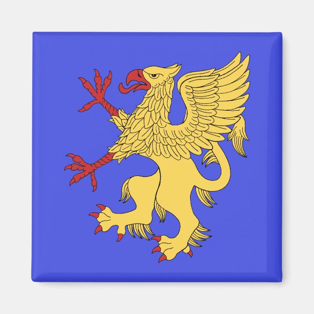 Griffin Rampant eller Magnet (Framsidan)