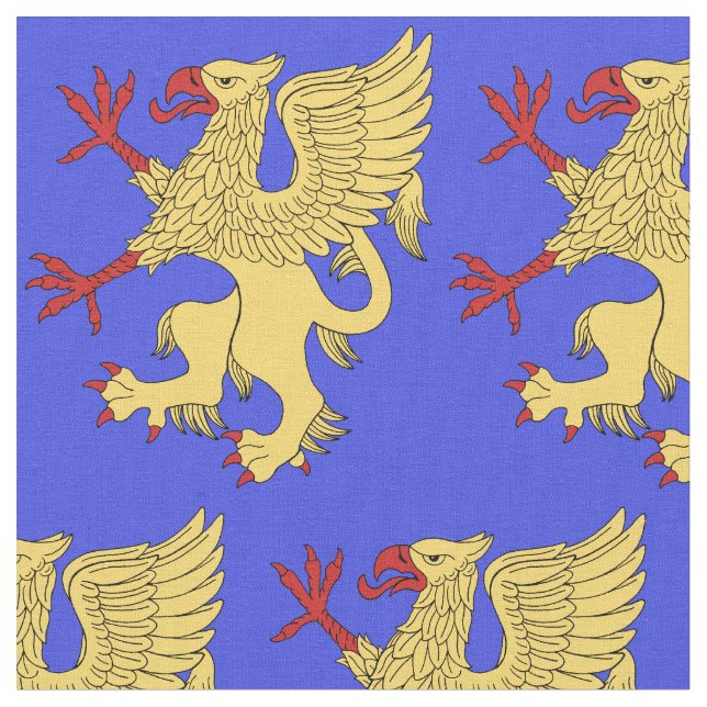 Griffin Rampant eller Tyg (Närbild)