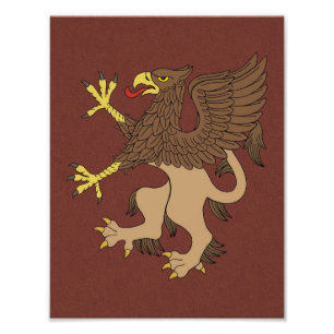 Griffin Rampant Fototryck