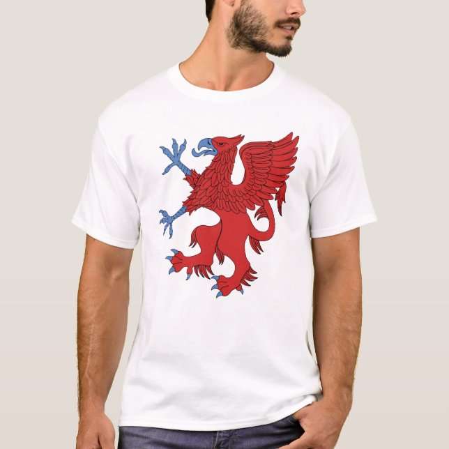 Griffin Rampant Gules Tee (Framsida)